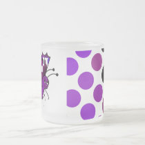 Cute Polka Dot Butterfly Mug mugs