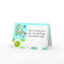 Cute Polka Dot Dinosaur Greeting Card