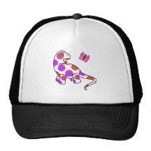 Cute Polka Dot Dinosaur Hat