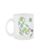 Cute Polka Dot Dinosaur Mug