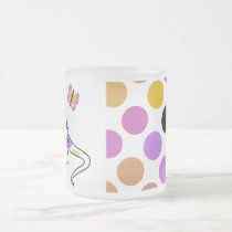 Cute Polka Dot Dinosaur Mug mugs