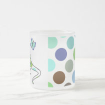 Cute Polka Dot Dinosaur Mug mugs