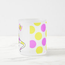Cute Polka Dot Dinosaur Mug mugs