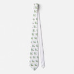 Cute Polka Dot Dinosaur Tiling Neck Tie