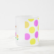 Cute Polka Dot Flowers Mug mugs