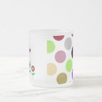 Cute Polka Dot Flowers Mug mugs