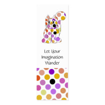 Cute Polka Dot Kitty Cat Bookmark business cards