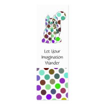 Cute Polka Dot Kitty Cat Bookmark business cards