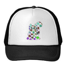 Cute Polka Dot Kitty Cat Hat