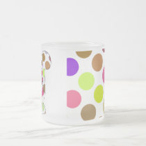 Cute Polka Dot Kitty Cat Mug mugs