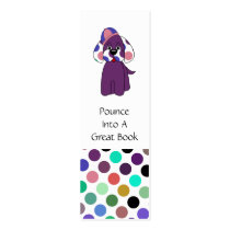 Cute Polka Dot Puppy Dog Bookmark business cards