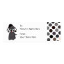Cute Polka Dot Puppy Dog Gift Tag