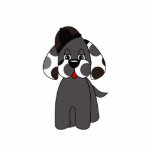Cute Polka Dot Puppy Dog Ornament