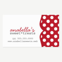 Cute Polka Dots Customer Loyalty Business Card business cards