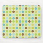 Cute polka dotted mousepad