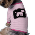 Cute Poodle Graphic pet clothing