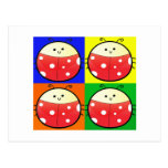 Cute Popart Ladybird Postcards