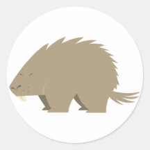 Cute Porcupine Stickers