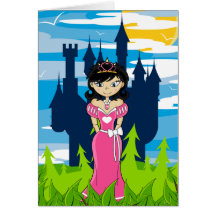 Cute Princess Greeting Card