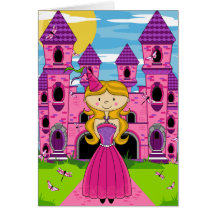 Cute Princess Greeting Card