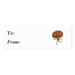 cute pumpkin head business card