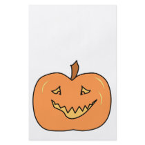 Cute Pumpkin, Smiling. Halloween. Custom Flyer