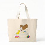 Cute Puppy Bath Canvas Bag