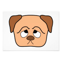 Cute Puppy Dog. Custom Announcement
