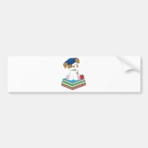 Cute Puppy Graduate Bumper Stickers