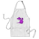 Cute Purple Dragon Baby Aprons