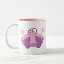 Cute Purple Monster Coffee Mug