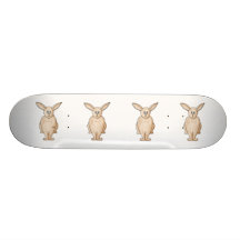 Cute Rabbit. Custom Skate Board