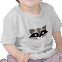 Cute Raccoon Face Tshirts