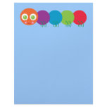 Cute Rainbow Caterpillar letterhead