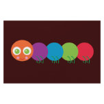 Cute Rainbow Caterpillar Custom Stationery