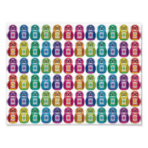 Cute Rainbow Matryoshka Owl