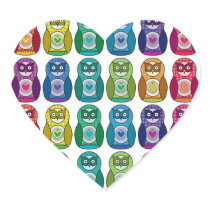 Cute Rainbow Matryoshka Owl