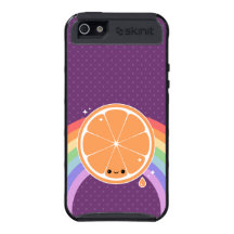 Cute Rainbow Orange Cover For iPhone 5