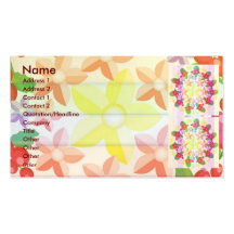 Cute Red Berry Garland Pattern Business Cards