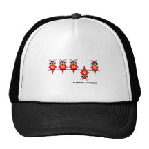 cute red birds trucker hats