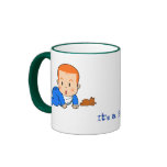 Cute red-haired baby coffee mugs