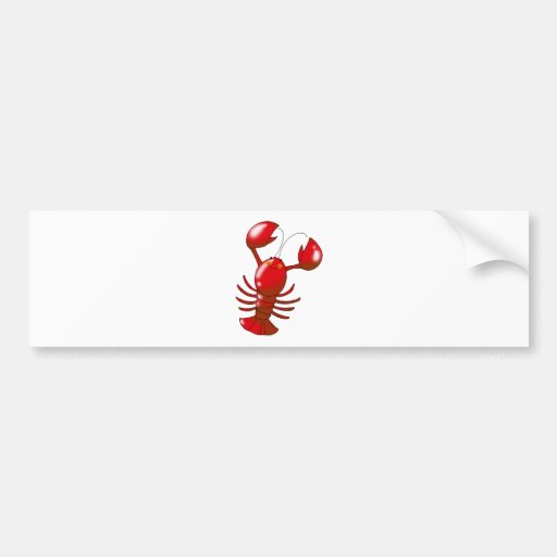 Cute red lobster bumper stickers