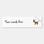 Cute Reindeer Bumper Sticker