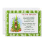 Cute Reindeer Christmas Party Invitation