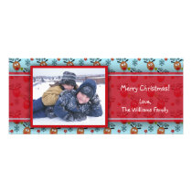 Cute Reindeer Photo Card invitations