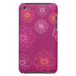 Cute retro flower pattern ipod case barely there iPod cover