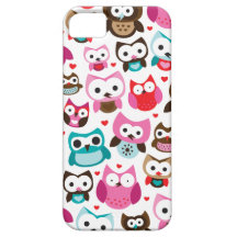 Cute retro owl pattern iphone case case for the iPhone 5