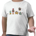 Cute Retro Robots T-Shirt
