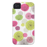 Cute retro tree flower pattern design case-mate iphone 4 cases