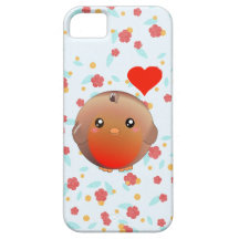 Cute Robin Bird iPhone 5 Cases
